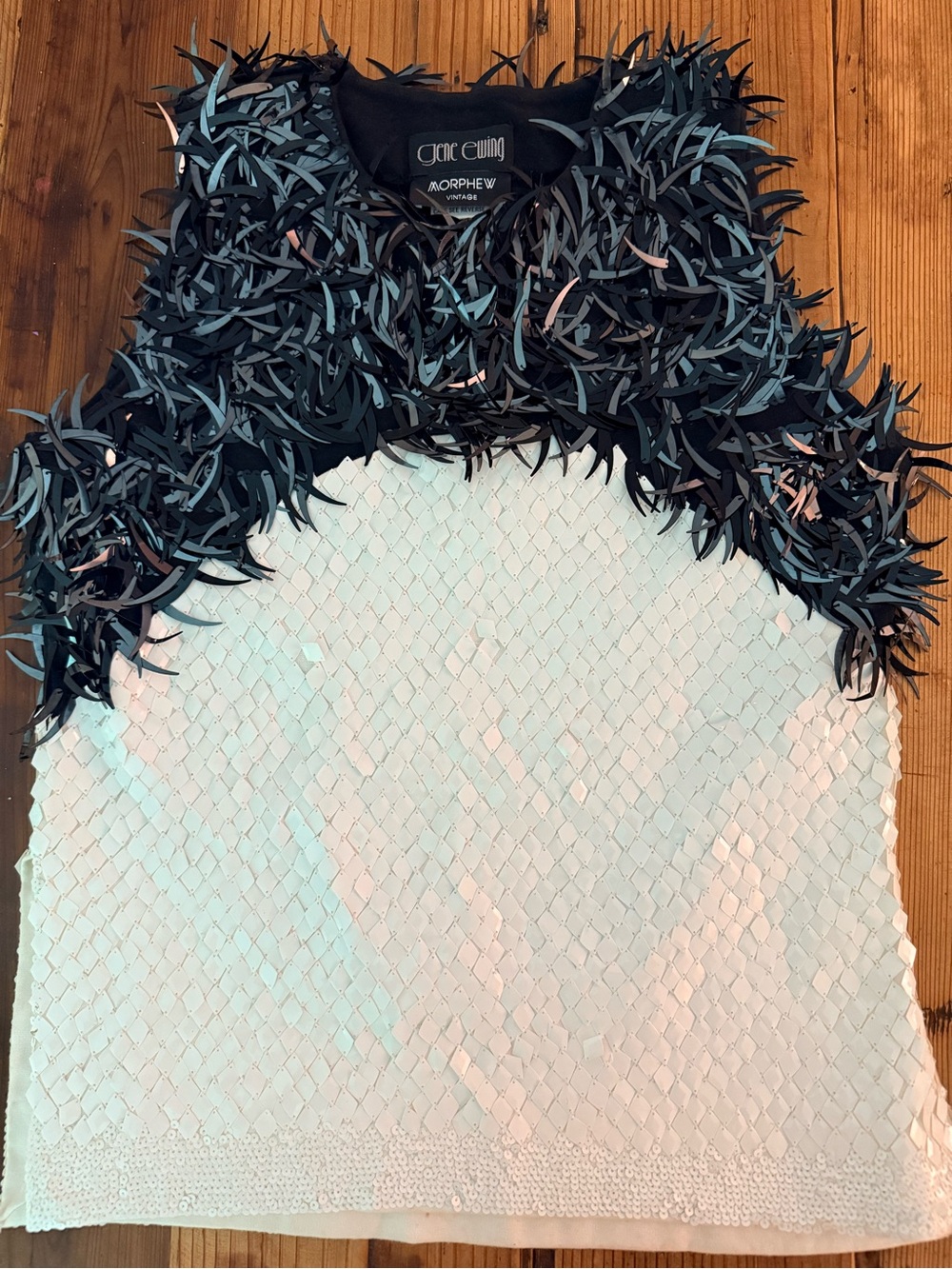 Morphew Gene Ewing Vintage Black Top with Ivory Accent